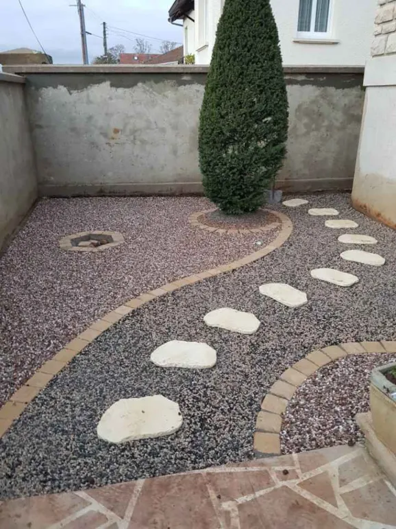 Amenagement exterieur avant intervention